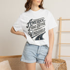 America Looks Better Through A Windshield - T-Shirt