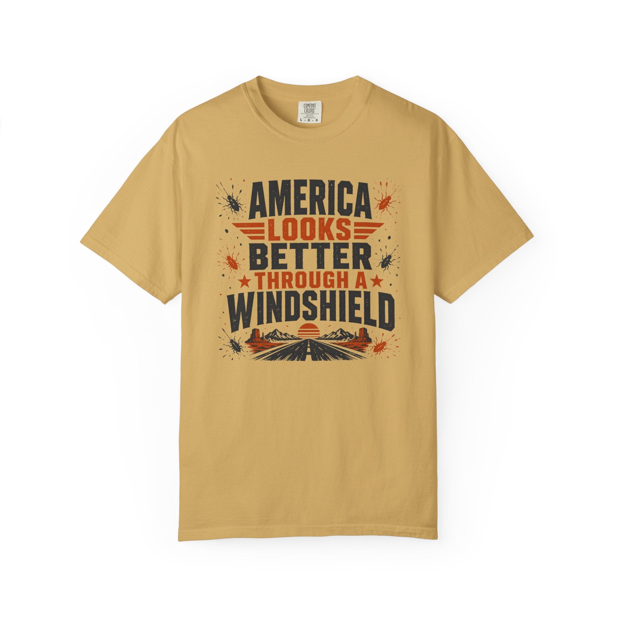 America Looks Better Through A Windshield - T-Shirt