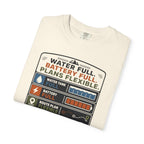 Water Full Battery Full Plans Flexible - T-Shirt