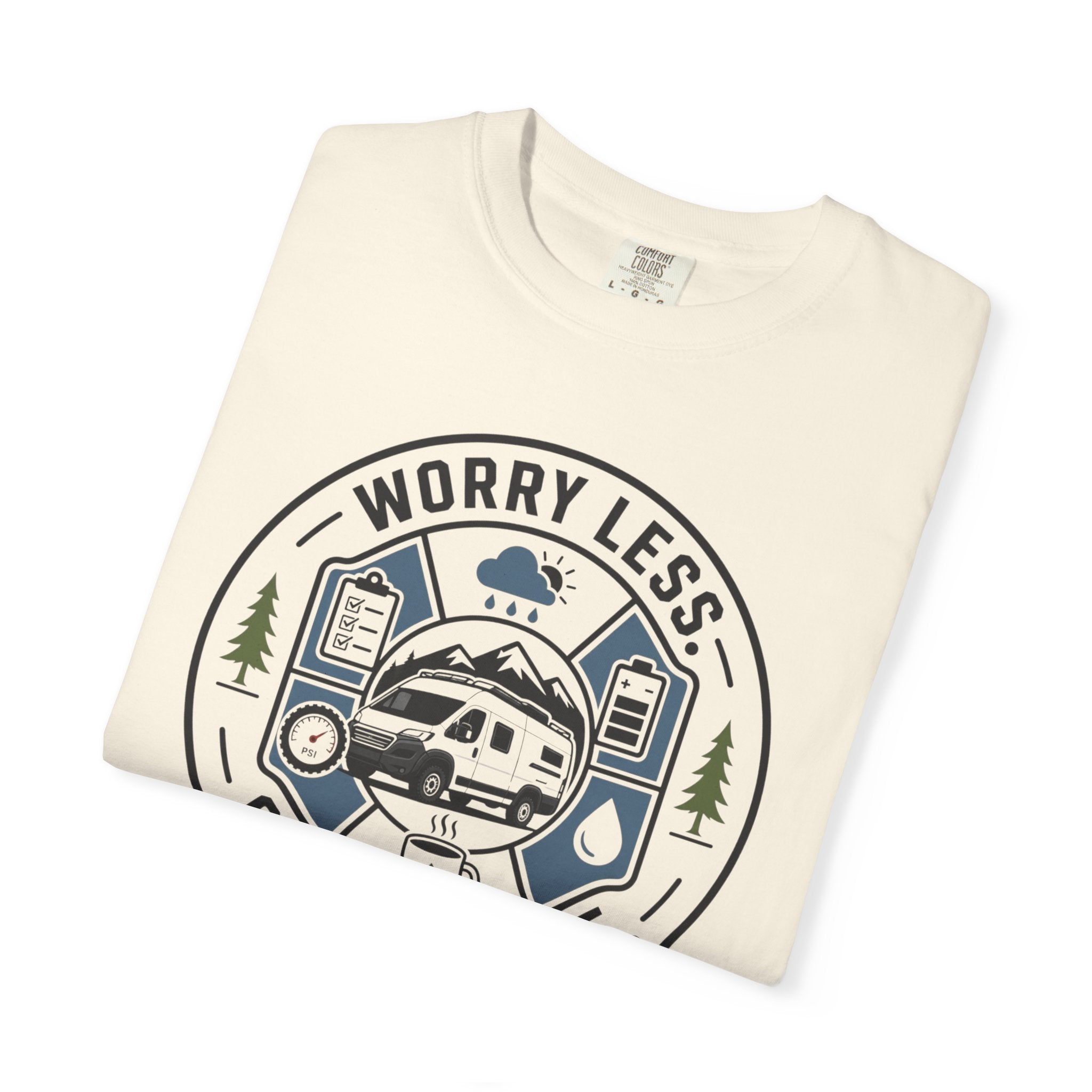 Worry Less Check More - T-Shirt