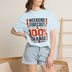 Weekend Forecast 100 Percent Charge - T-Shirt