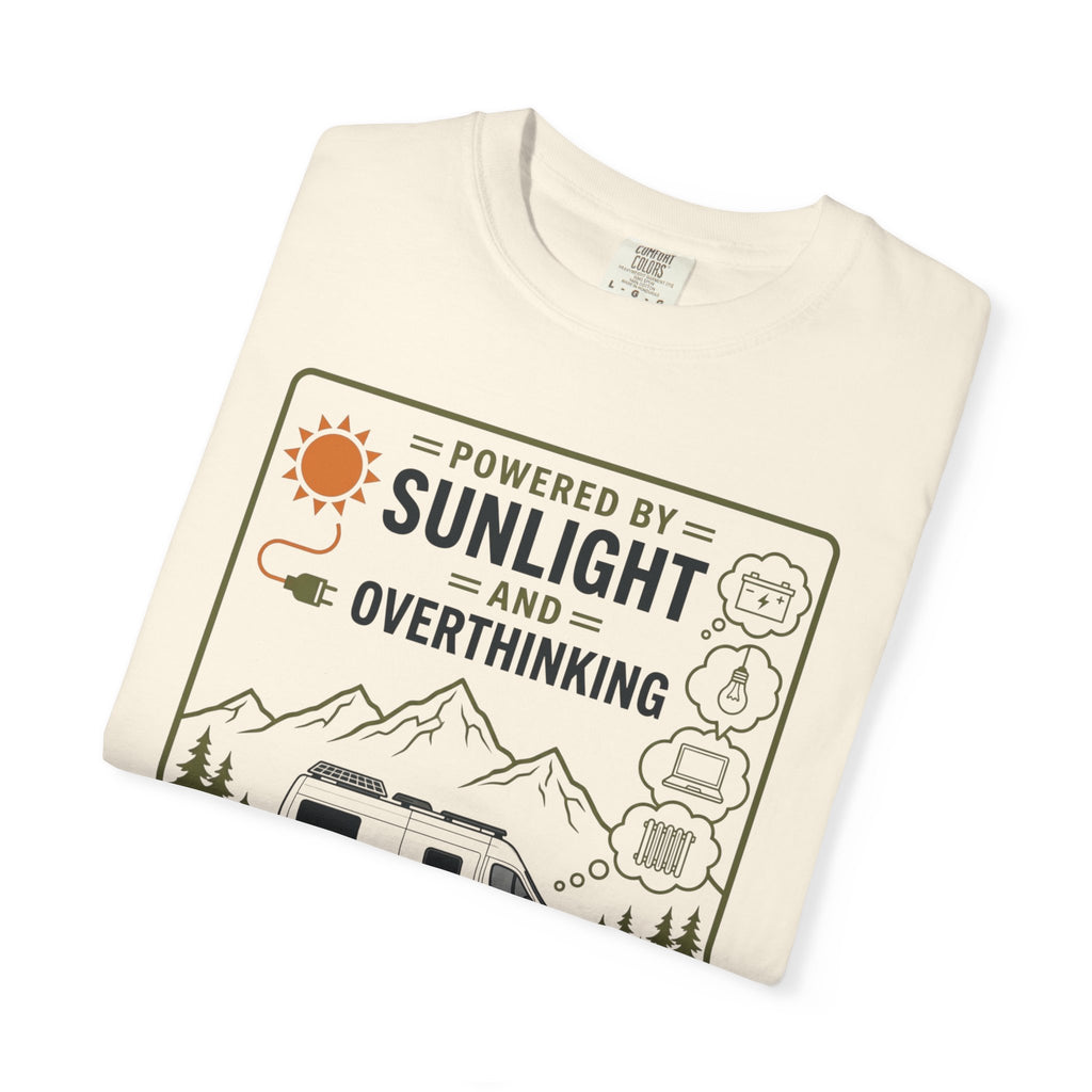Powered By Sunlight And Overthinking - T-Shirt