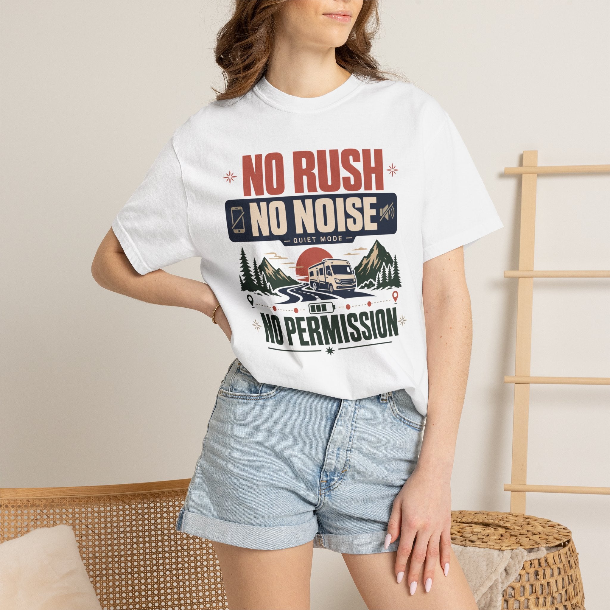 No Rush No Noise No Permission - T-Shirt