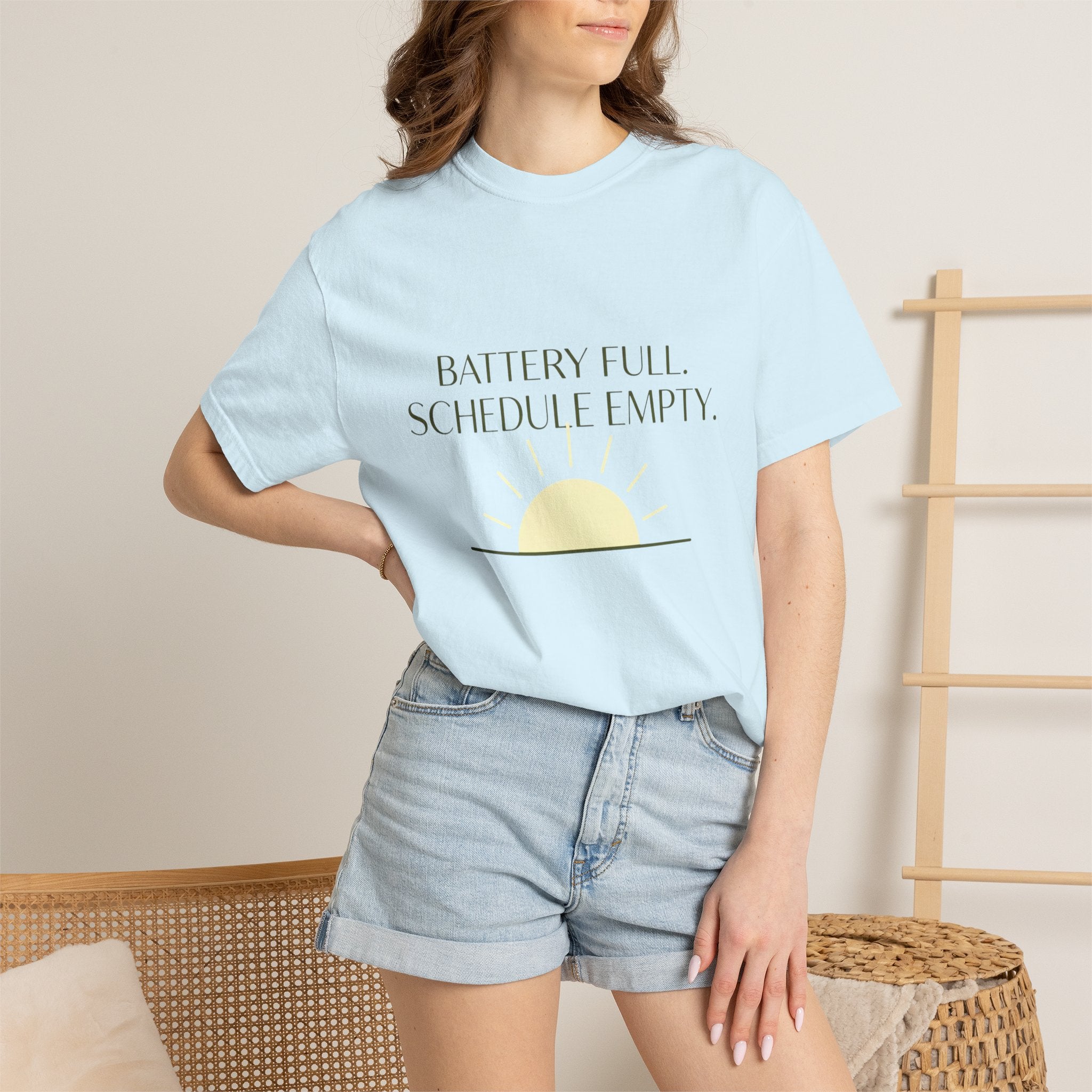 Battery Full Schedule Empty - T-Shirt
