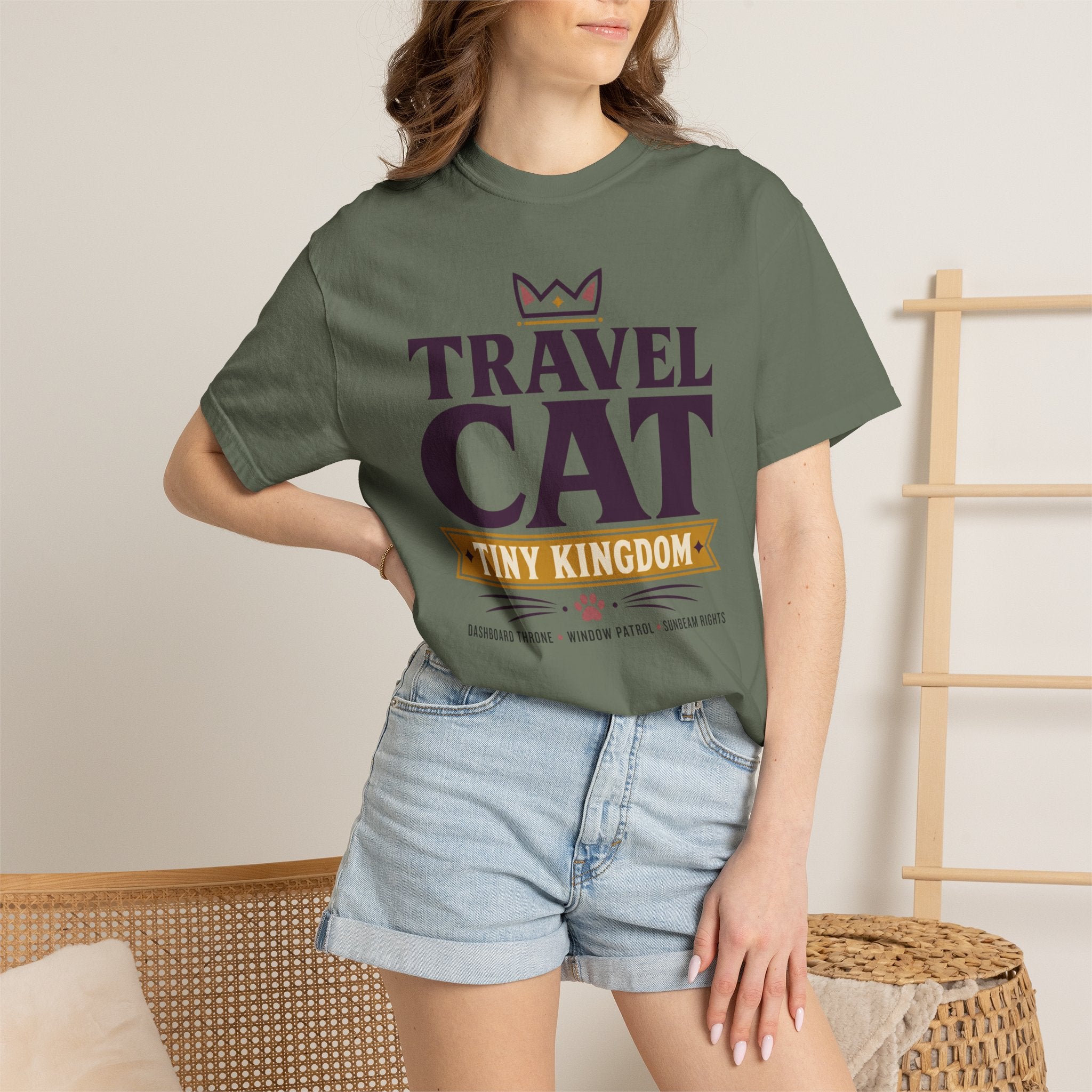 Travel Cat Tiny Kingdom - T-Shirt