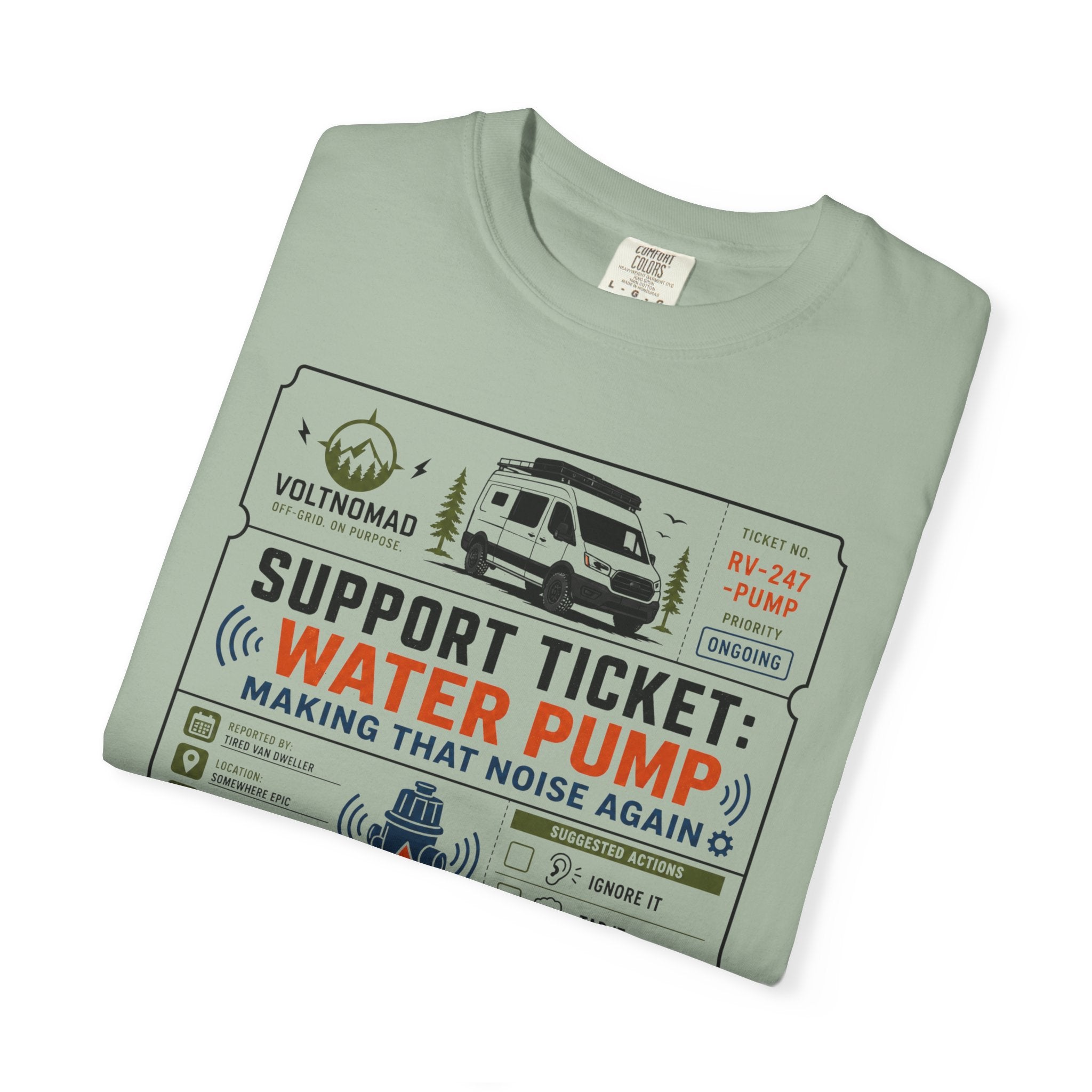 Support Ticket Water Pump Making That Noise Again - T-Shirt