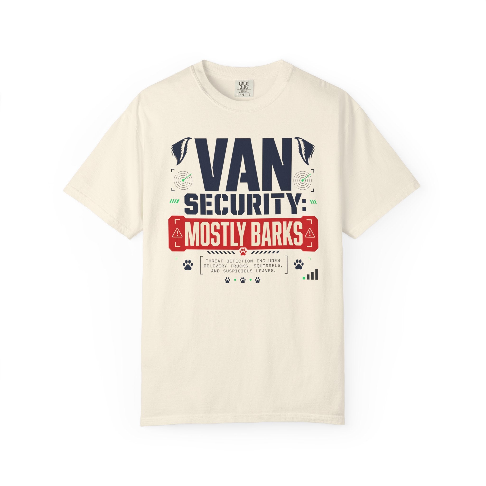 Van Security Mostly Barks - T-Shirt