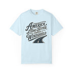 America Looks Better Through A Windshield - T-Shirt