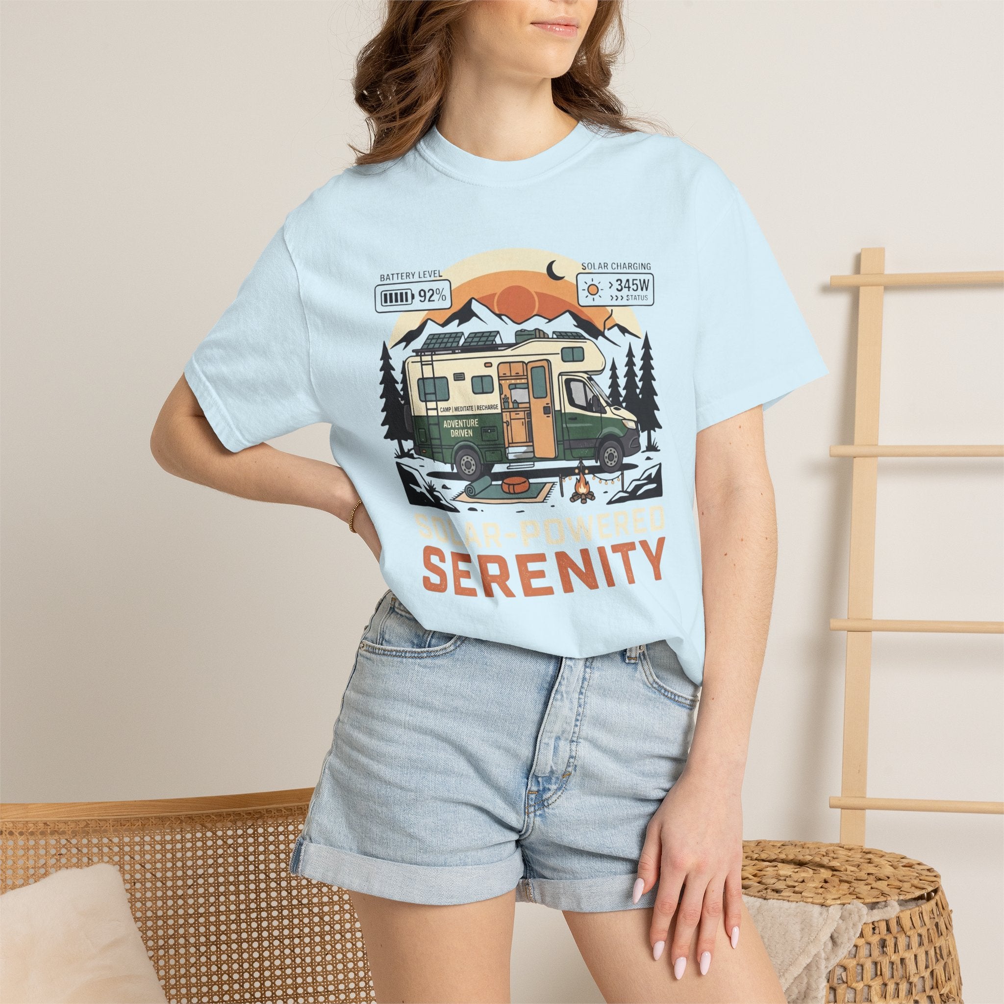Solar-Powered Serenity - T-Shirt
