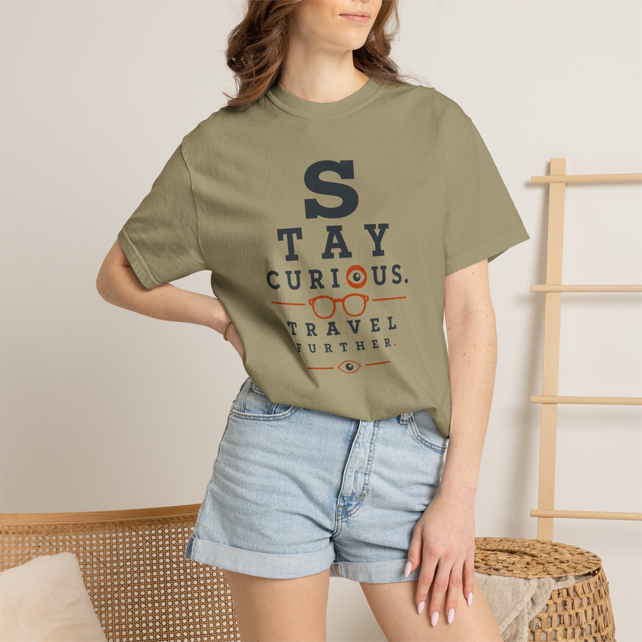 Stay Curious Travel Further - T-Shirt