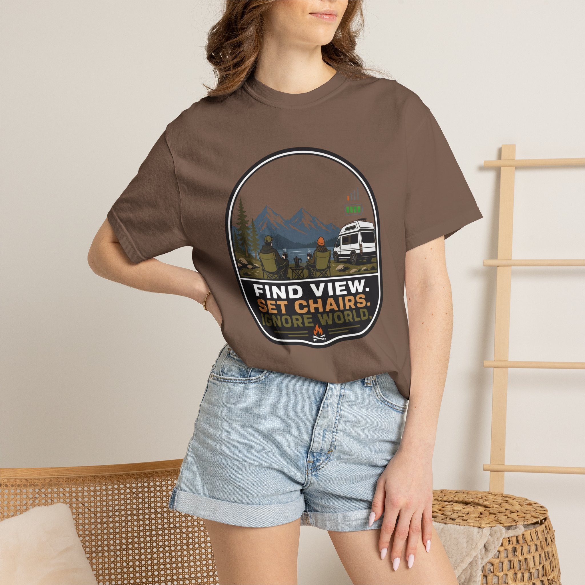 Find View Set Chairs Ignore World - T-Shirt