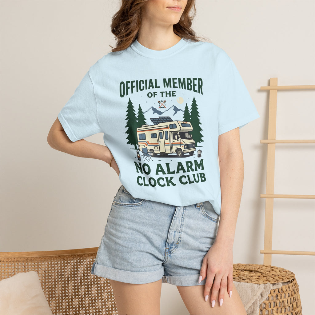 No Alarm Clock Club - T-Shirt