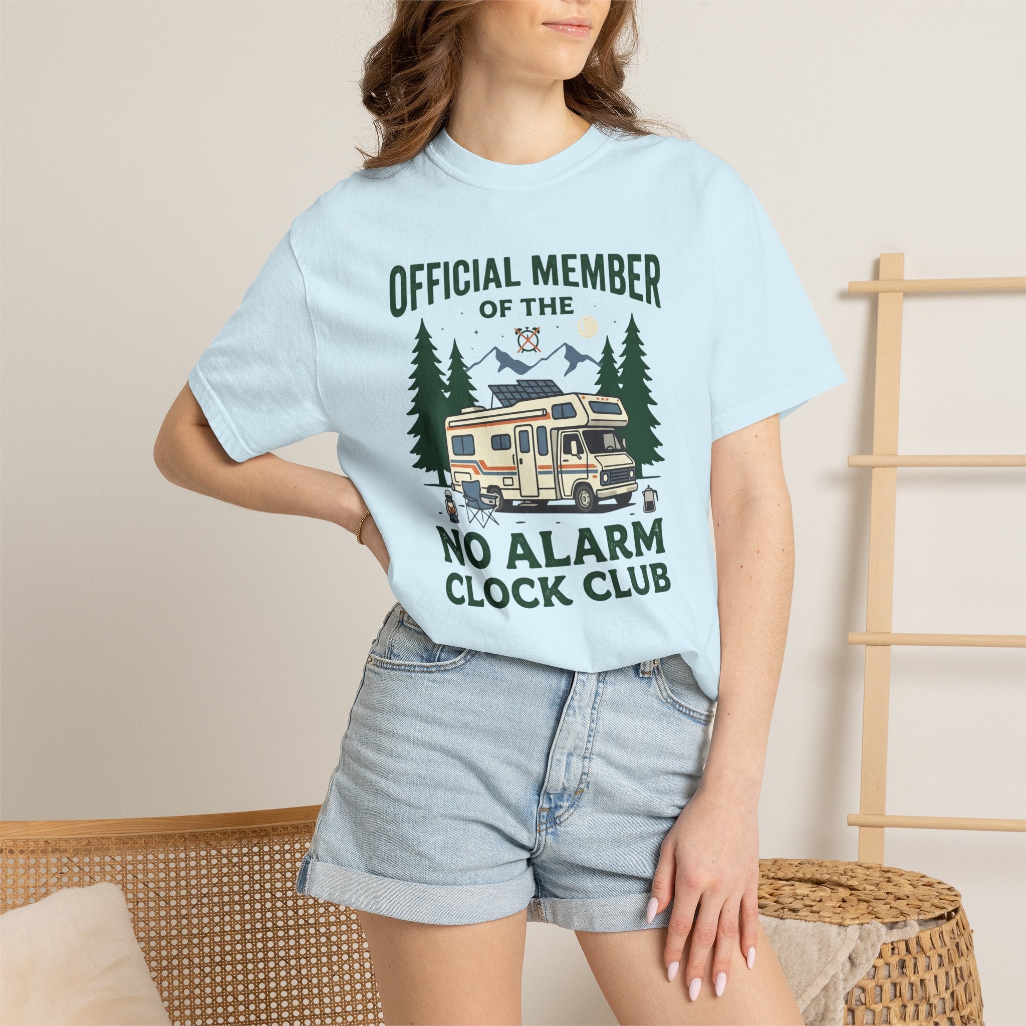 No Alarm Clock Club - T-Shirt