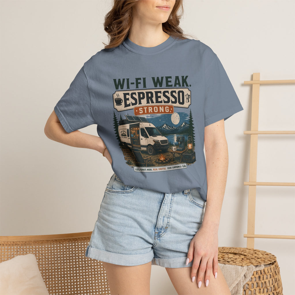 Wi-Fi Weak Espresso Strong - T-Shirt