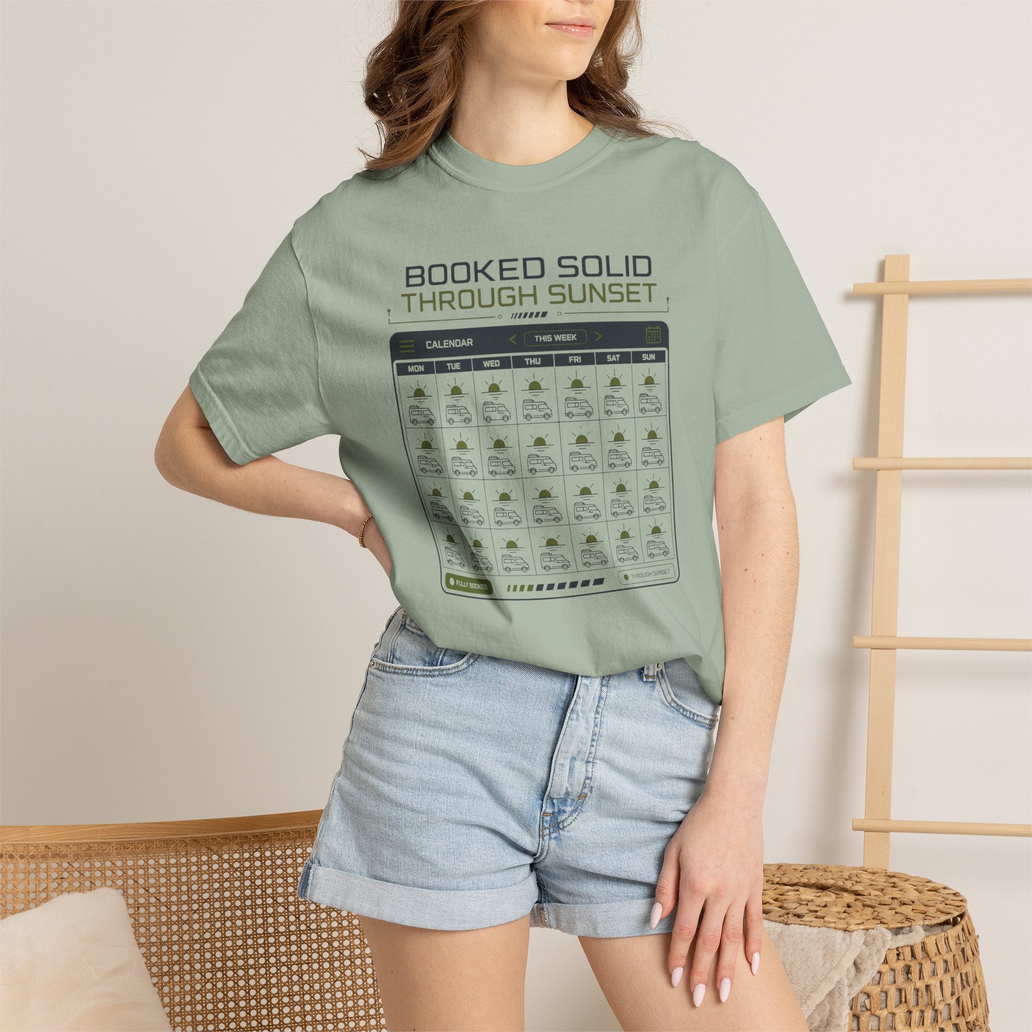 Booked Solid Through Sunset - T-Shirt
