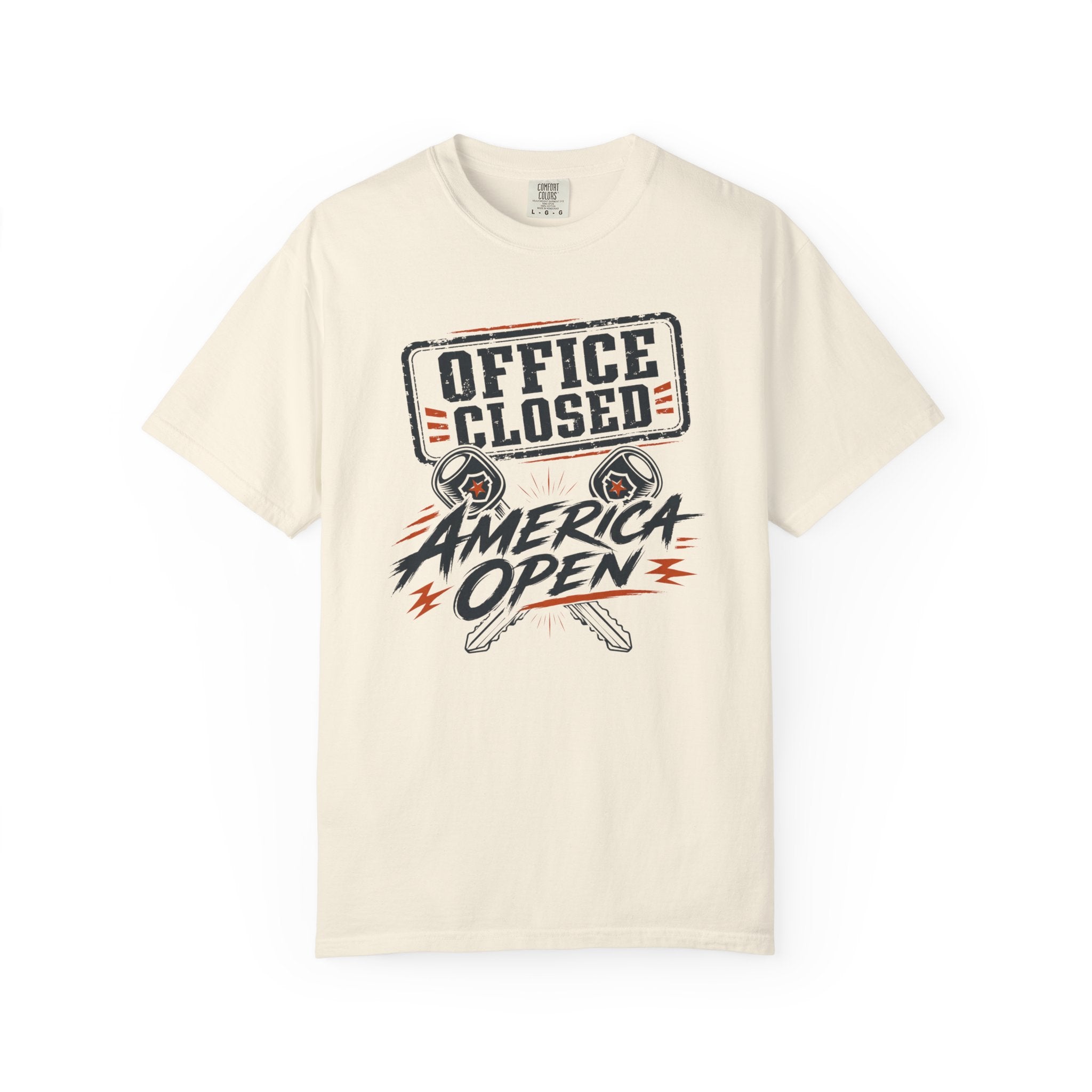 Office Closed America Open - T-Shirt