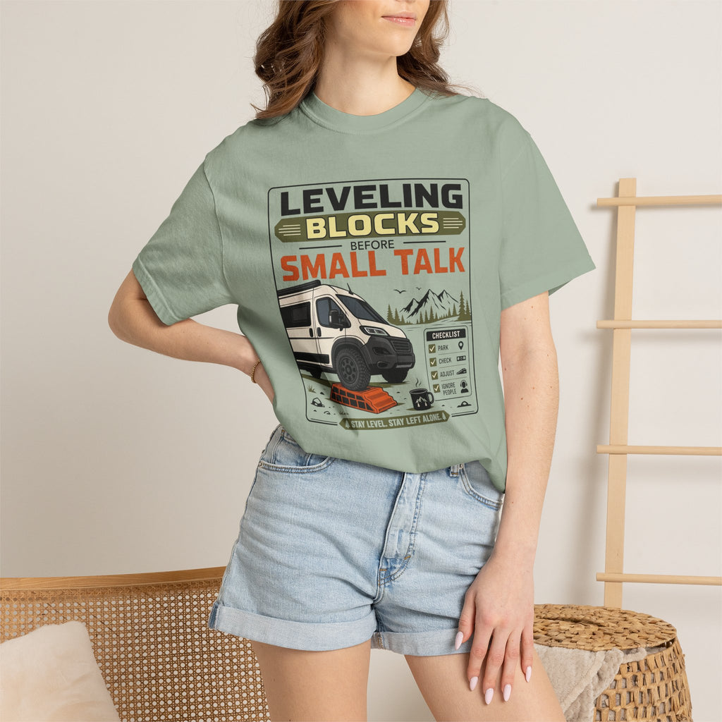 Leveling Blocks Before Small Talk - T-Shirt