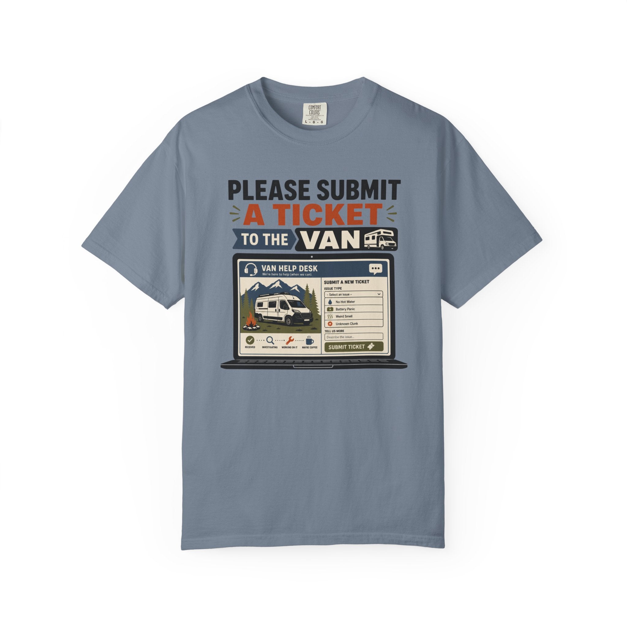 Please Submit A Ticket To The Van - T-Shirt