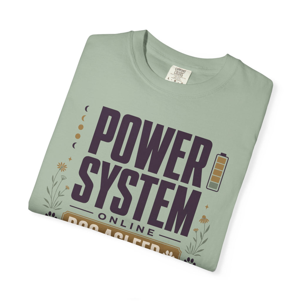 Power System Online Dog Asleep - T-Shirt