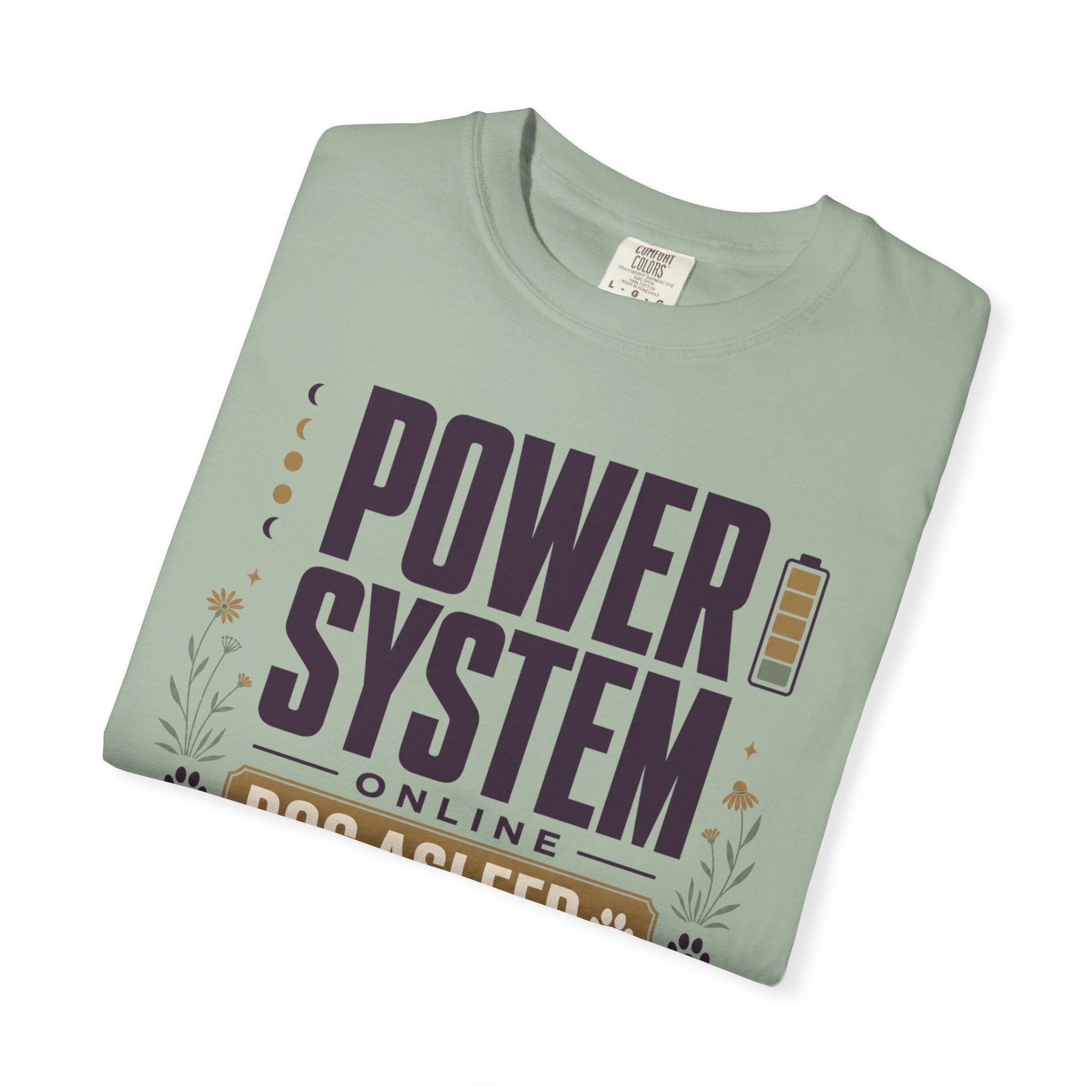 Power System Online Dog Asleep - T-Shirt