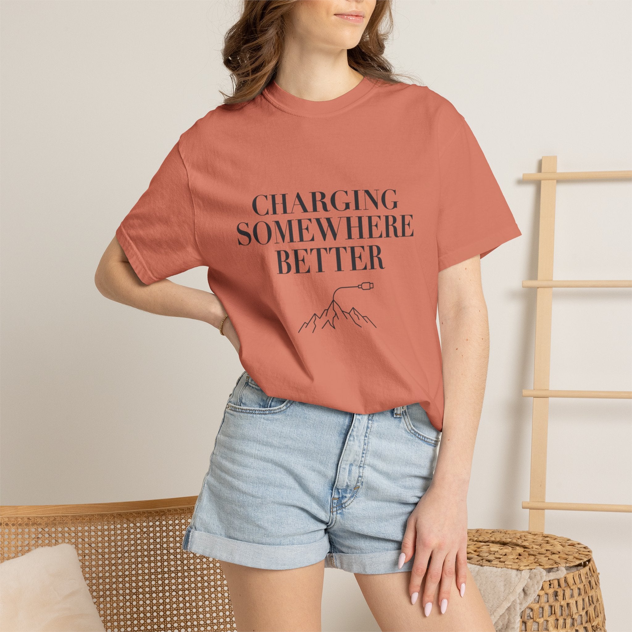 Charging Somewhere Better - T-Shirt