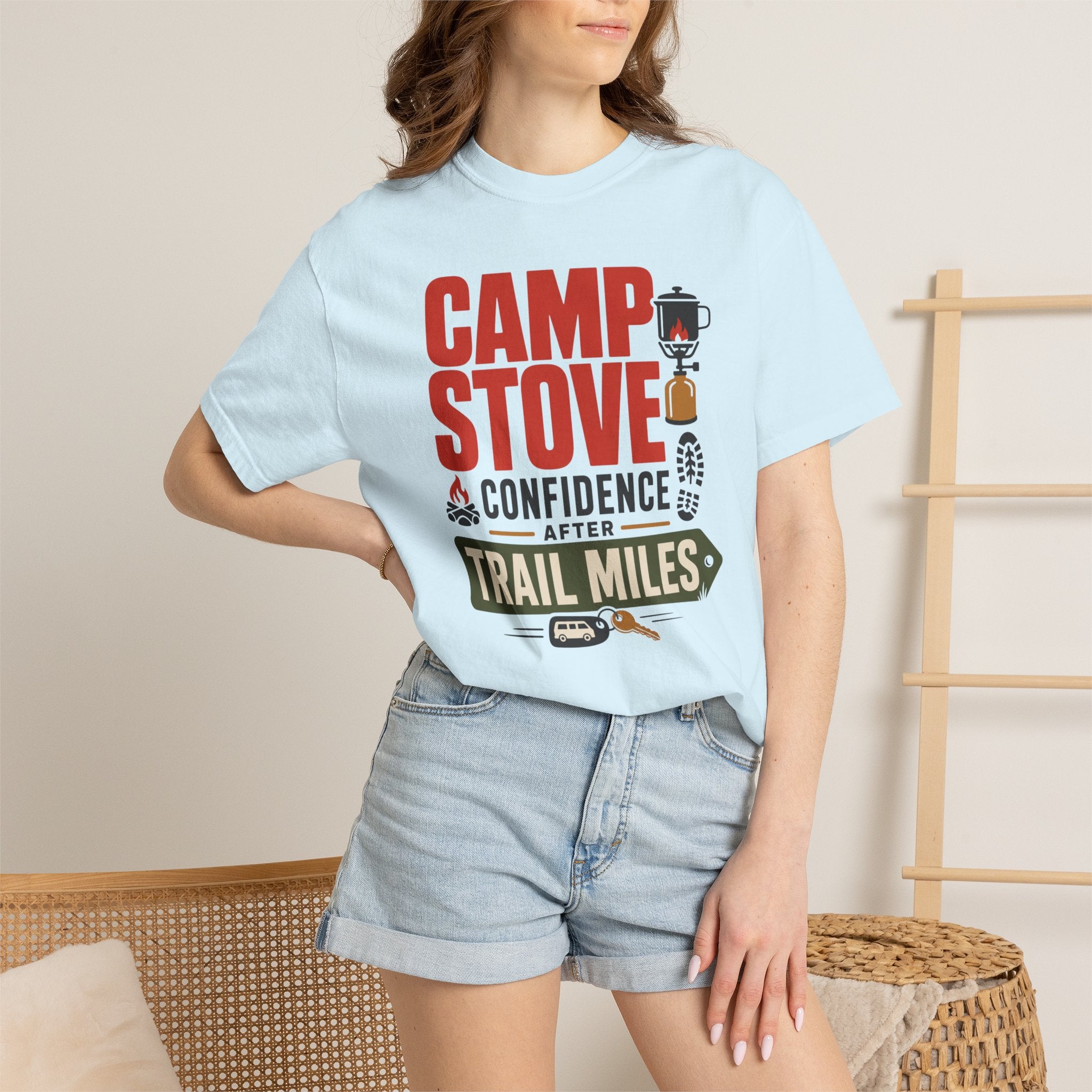 Camp Stove Confidence After Trail Miles - T-Shirt