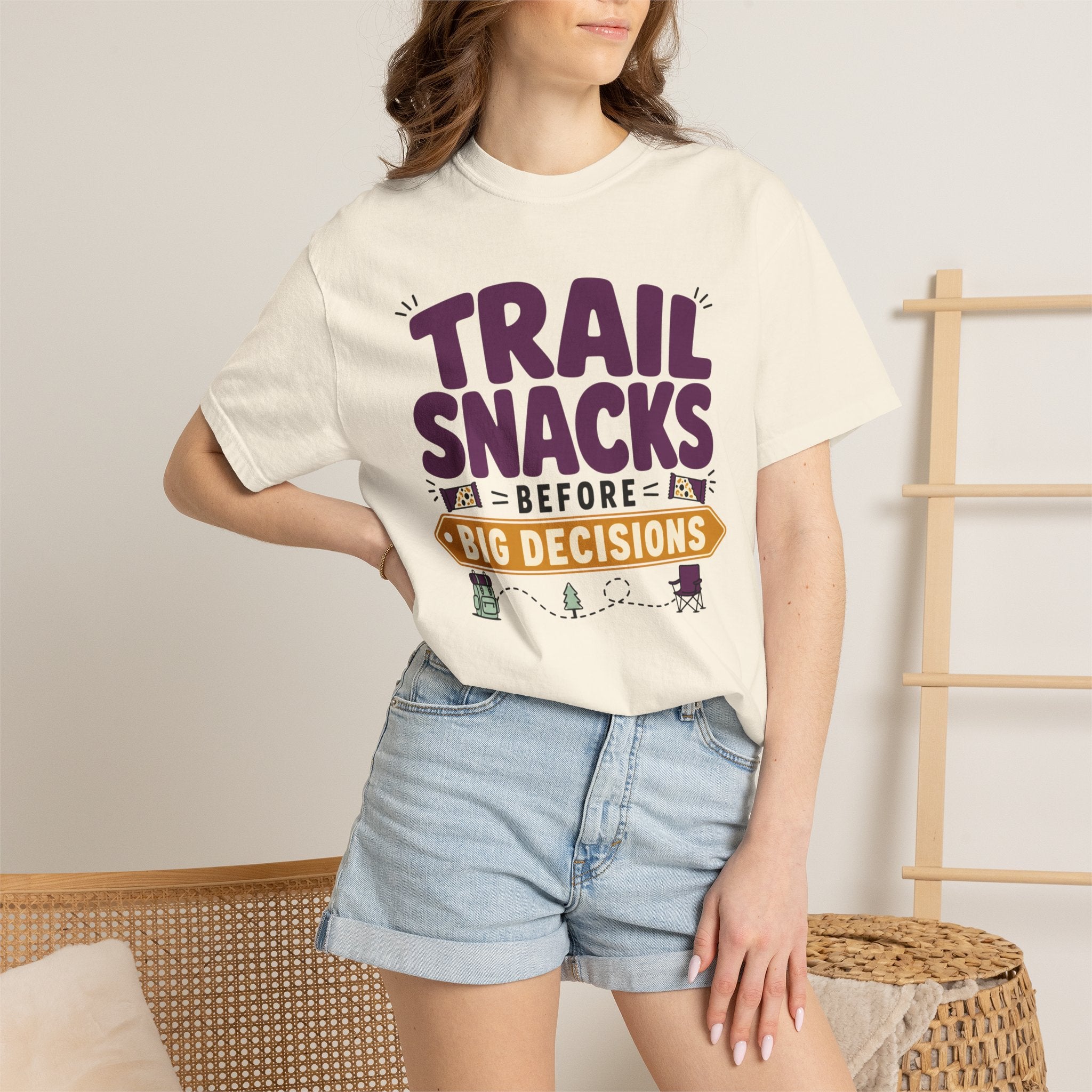 Trail Snacks Before Big Decisions - T-Shirt