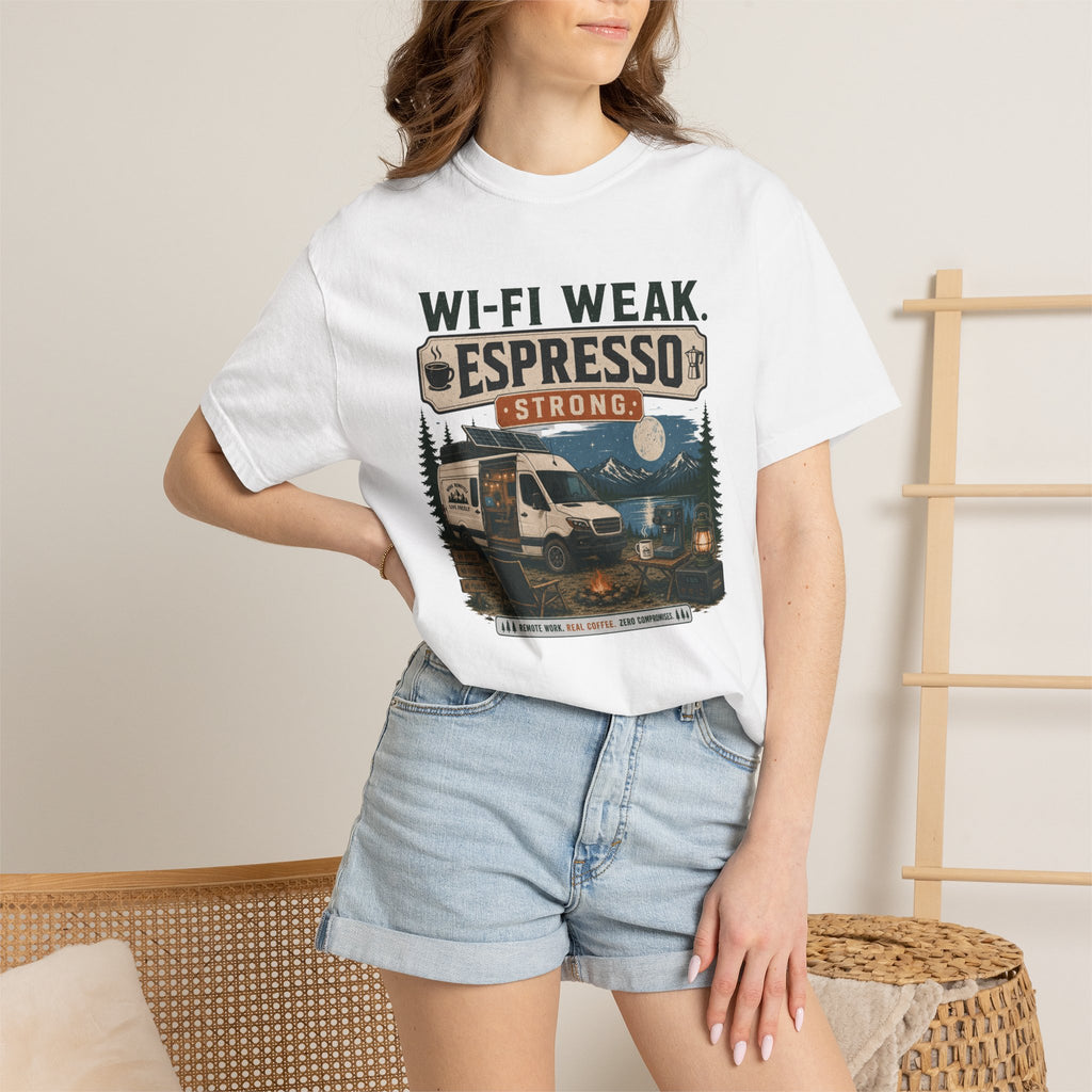 Wi-Fi Weak Espresso Strong - T-Shirt