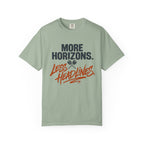 More Horizons Less Headlines - T-Shirt