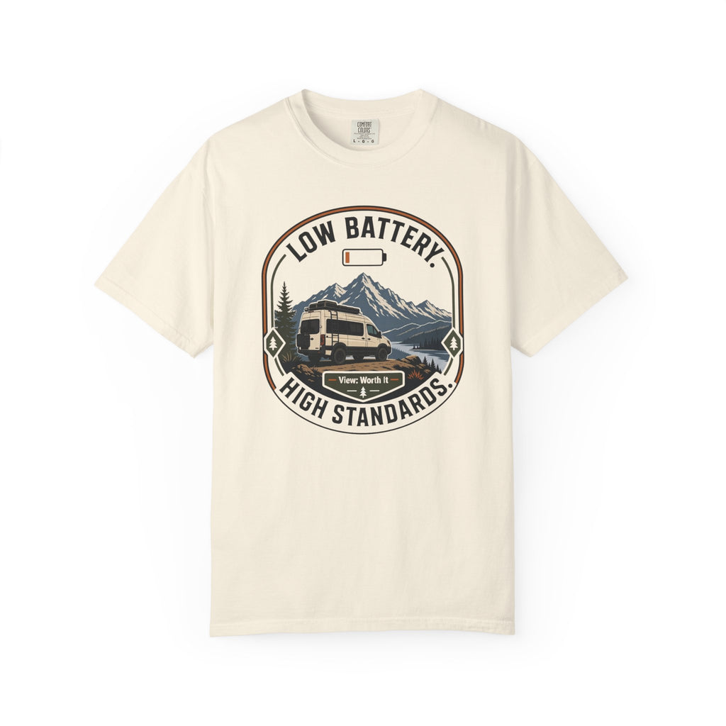 Low Battery High Standards - T-Shirt