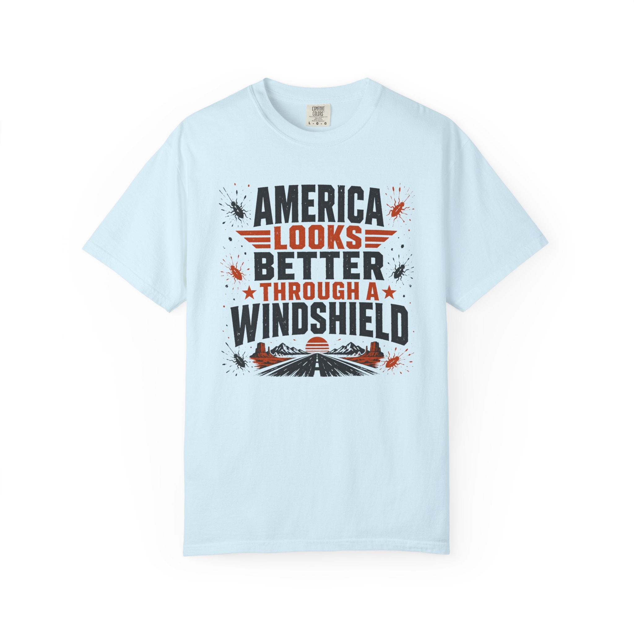 America Looks Better Through A Windshield - T-Shirt