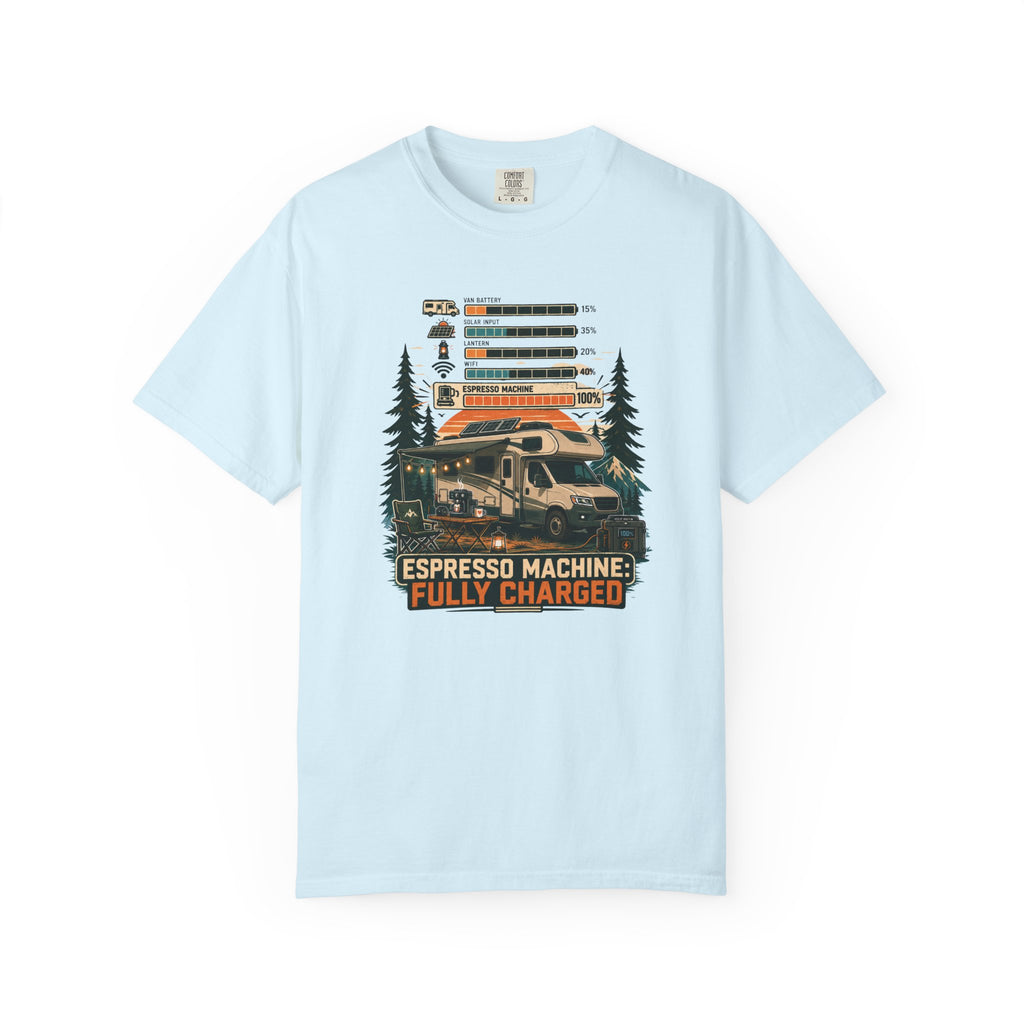 Espresso Machine Fully Charged - T-Shirt