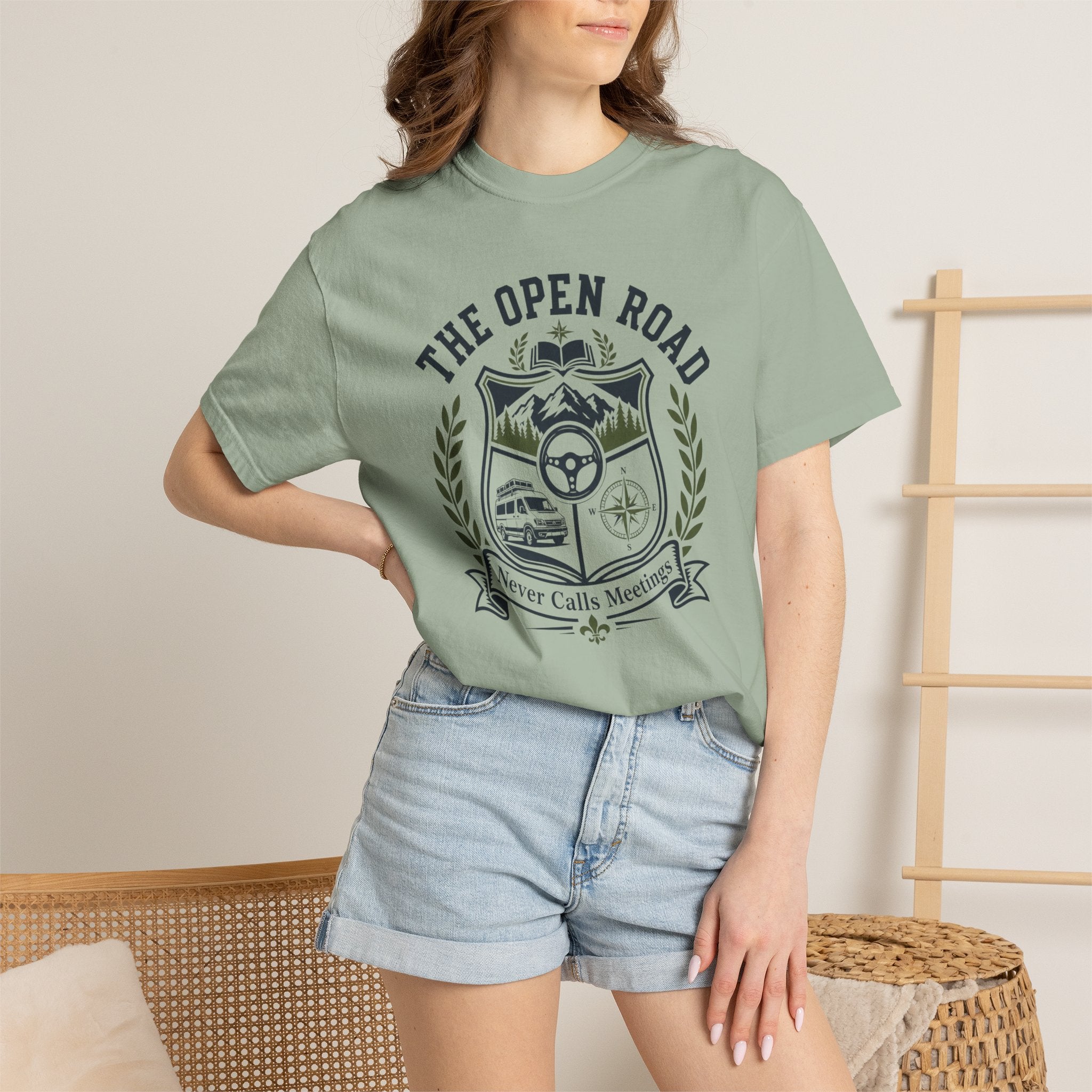 The Open Road Never Calls Meetings - T-Shirt