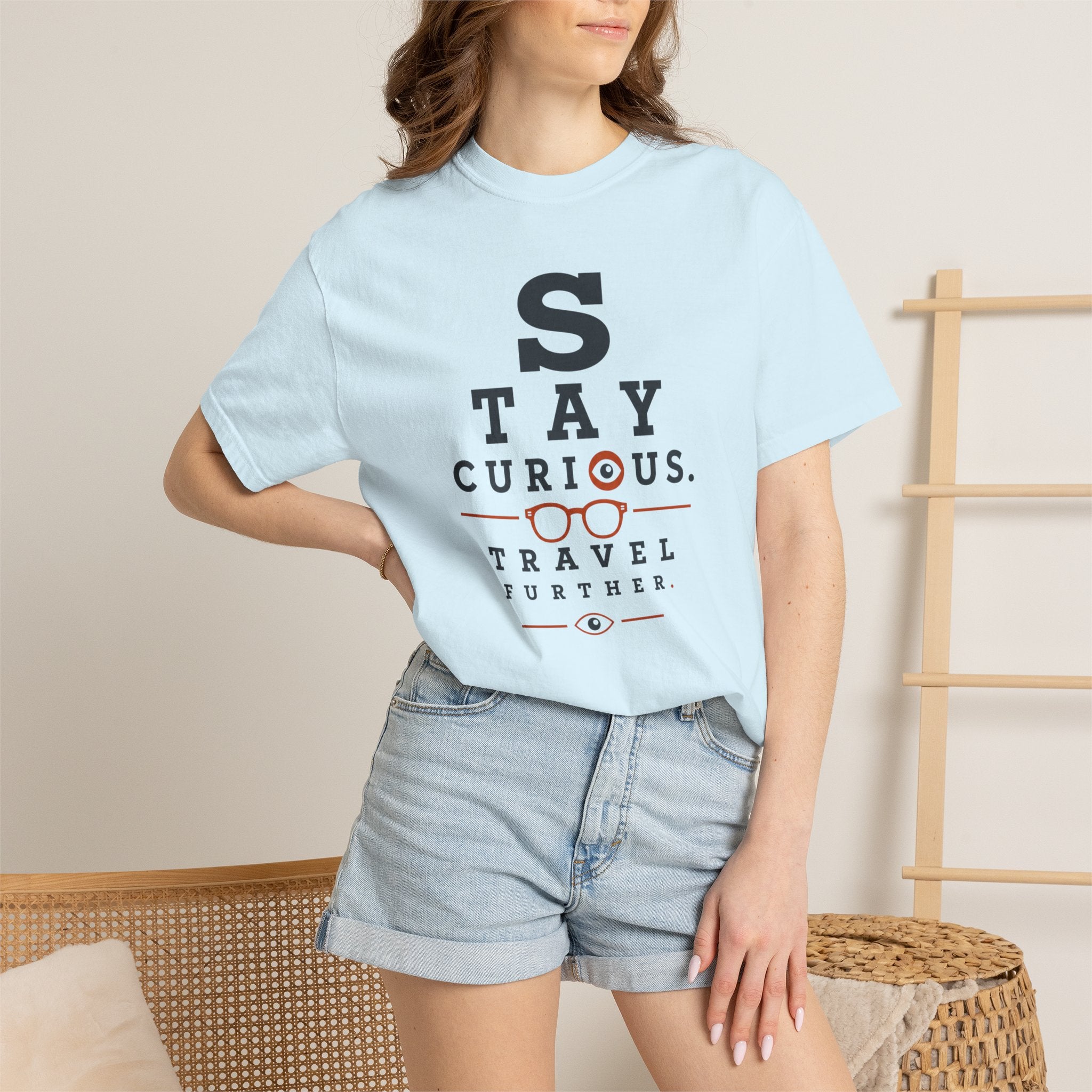 Stay Curious Travel Further - T-Shirt