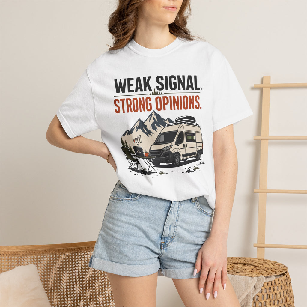 Weak Signal Strong Opinions - T-Shirt