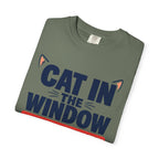 Cat In The Window Chaos In The Cabin - T-Shirt