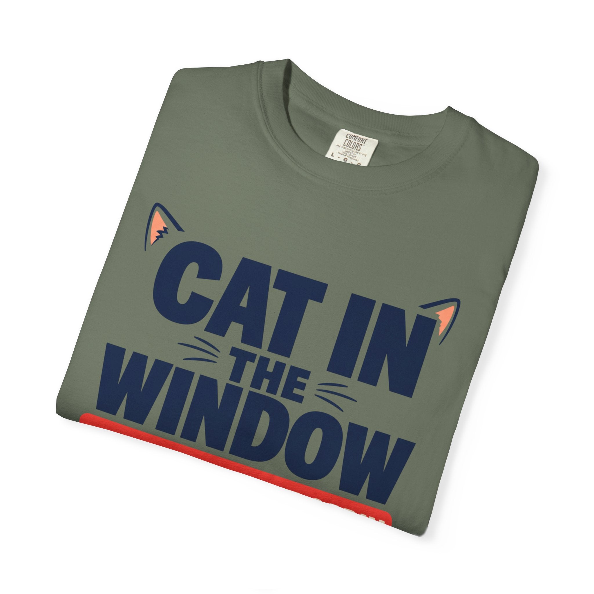 Cat In The Window Chaos In The Cabin - T-Shirt
