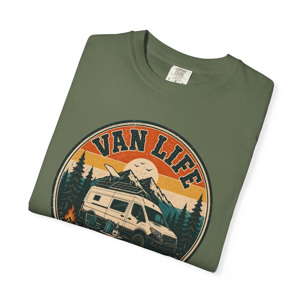 Van Life Offgrid And Fully Synced - T-Shirt