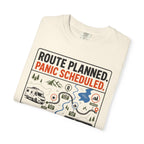 Route Planned Panic Scheduled - T-Shirt