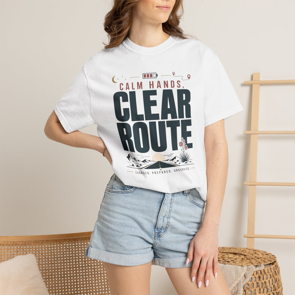 Calm Hands Clear Route - T-Shirt