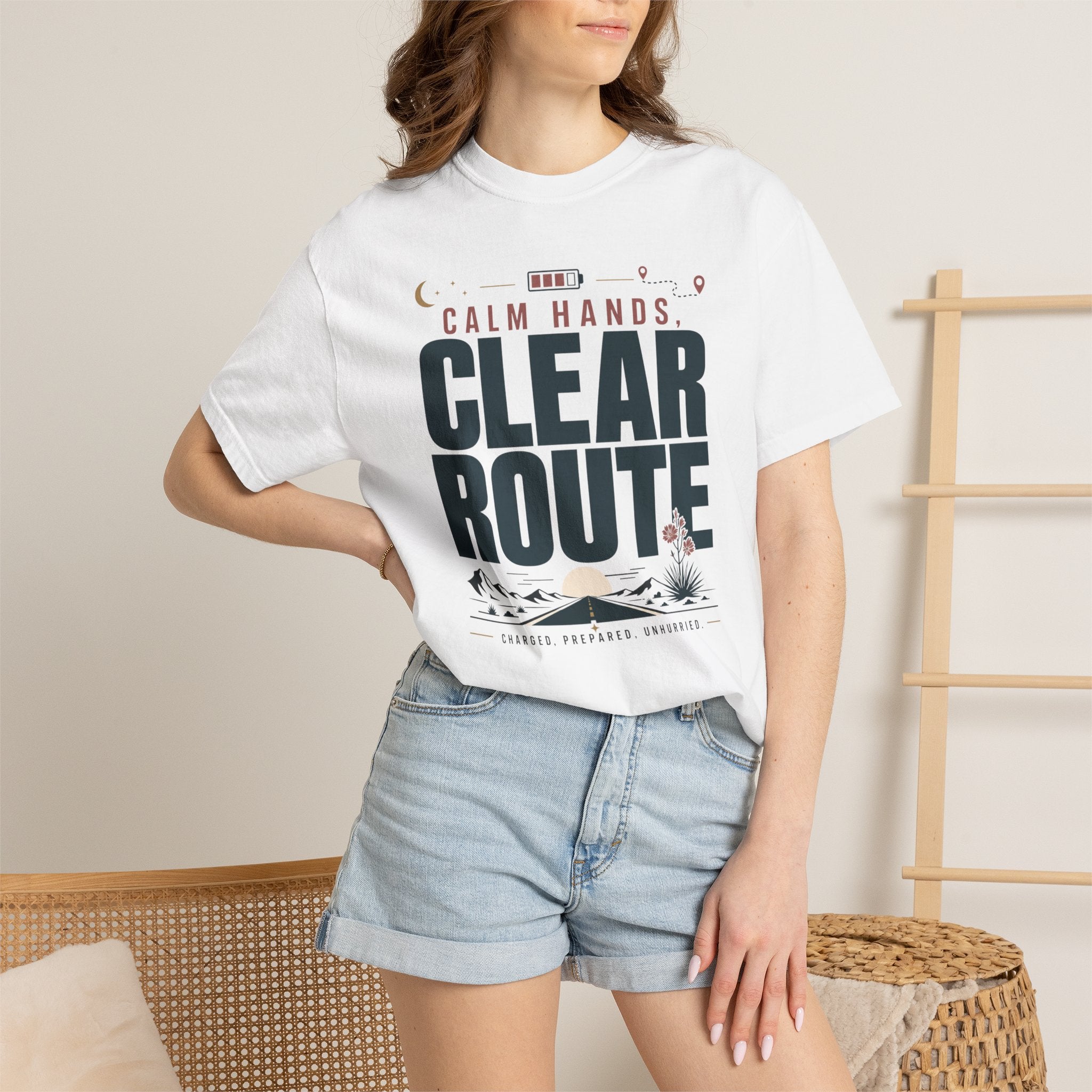 Calm Hands Clear Route - T-Shirt