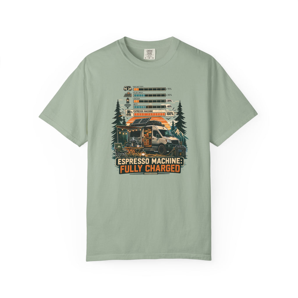 Espresso Machine Fully Charged - T-Shirt