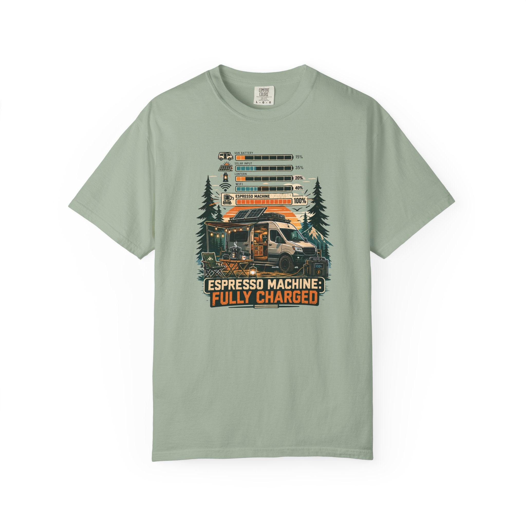 Espresso Machine Fully Charged - T-Shirt