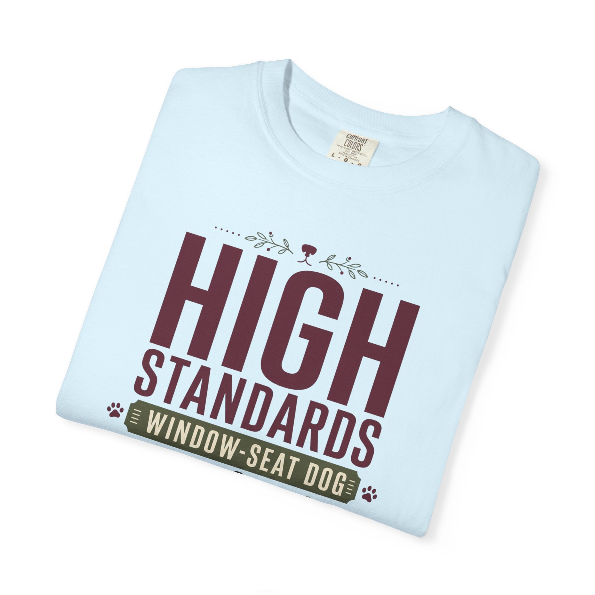 High Standards Window Seat Dog - T-Shirt