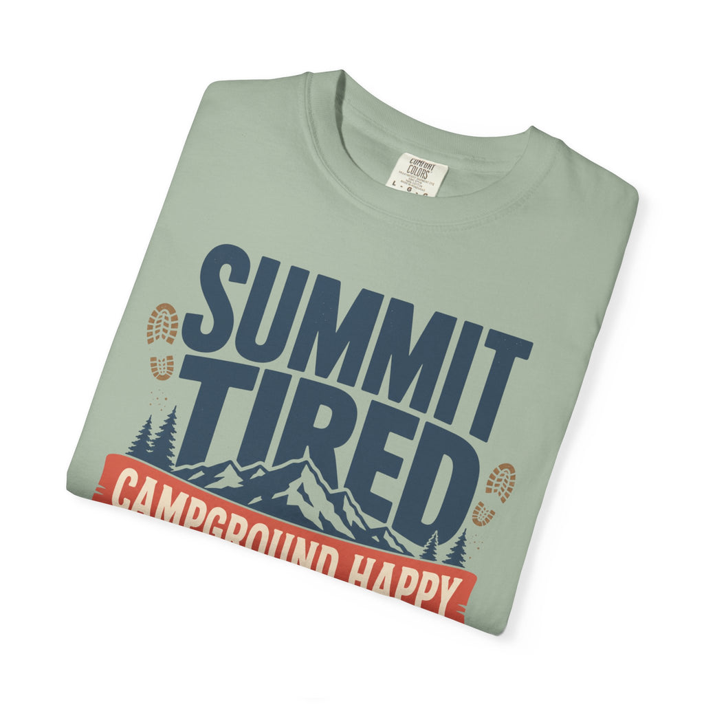 Summit Tired Campground Happy - T-Shirt