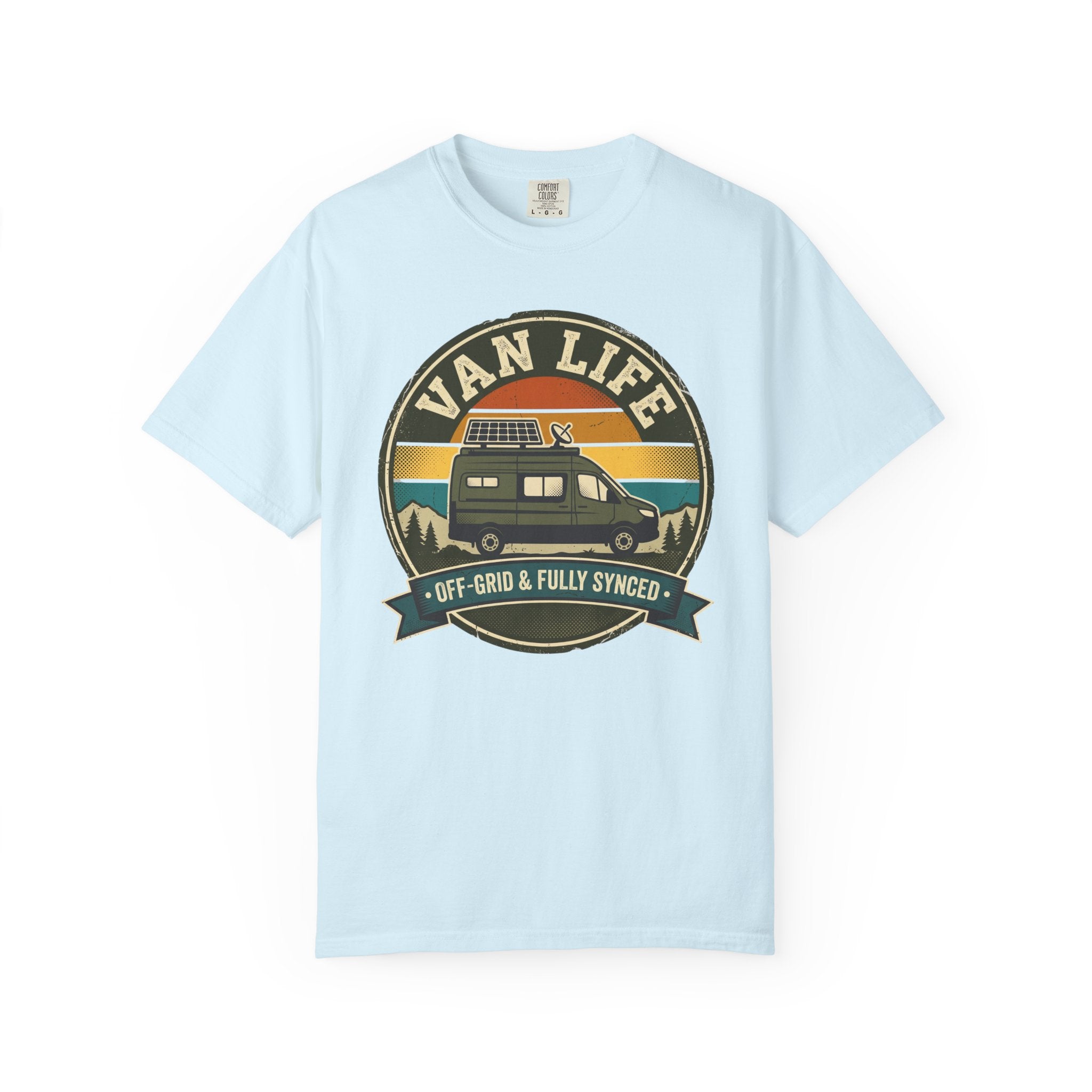 Van Life Offgrid And Fully Synced - T-Shirt