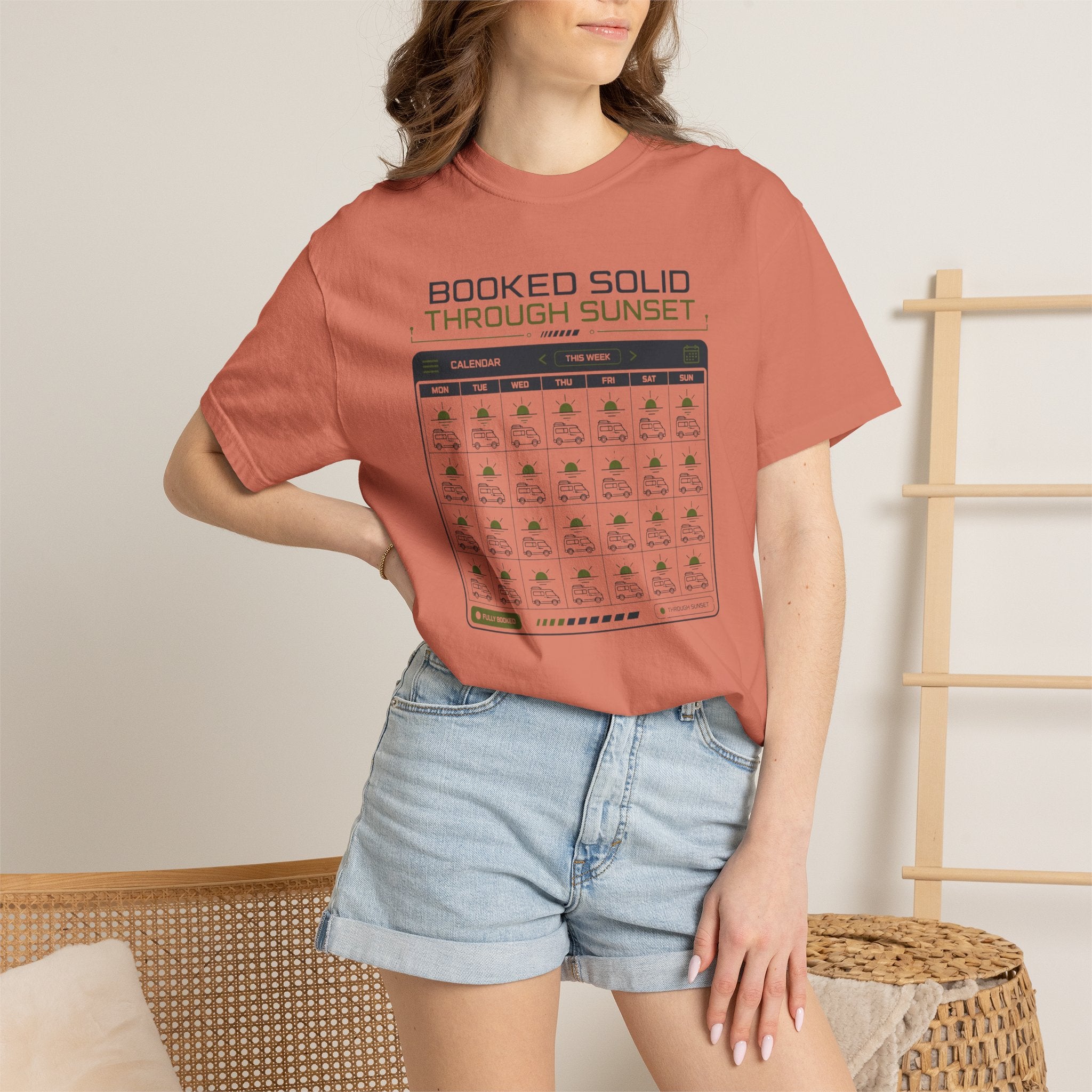 Booked Solid Through Sunset - T-Shirt