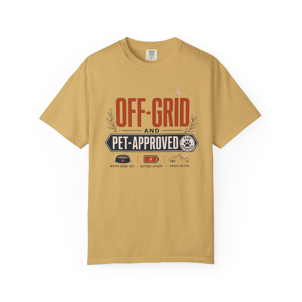 Off Grid And Pet Approved - T-Shirt