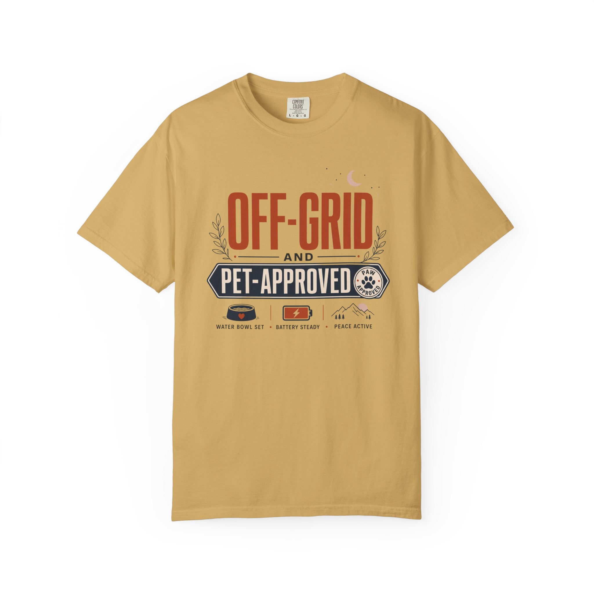 Off Grid And Pet Approved - T-Shirt
