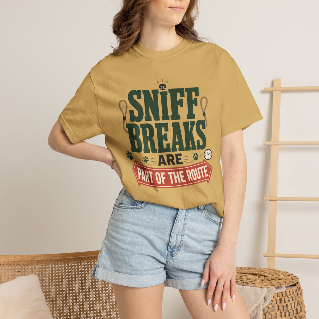 Sniff Breaks Are Part Of The Route - T-Shirt